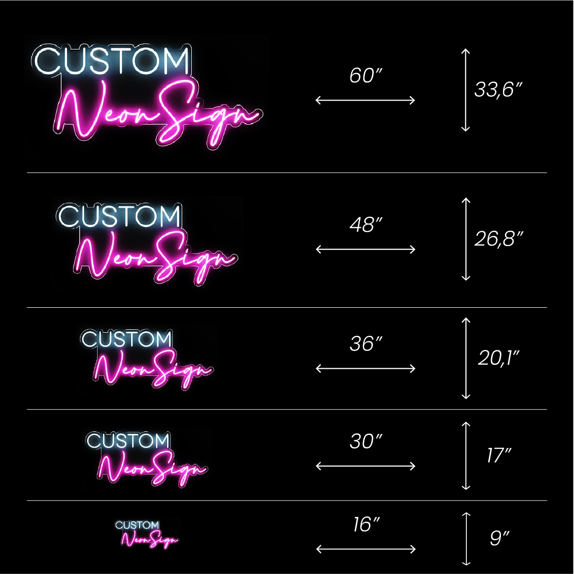 Custom Neon Signs – LED Neon Flex Signage