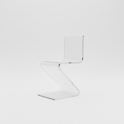 Z-Bend Acrylic Counter Stool