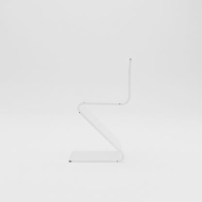 Z-Bend Acrylic Counter Stool