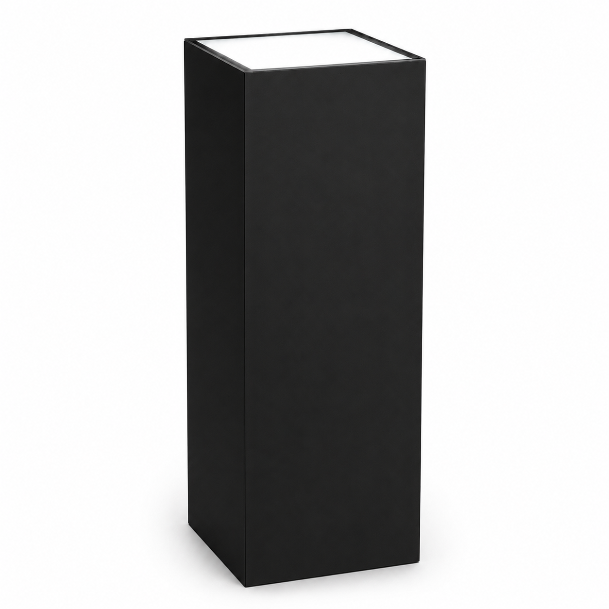 Top LED Accent Lighted Pedestals – Edge-Lit Display Stands