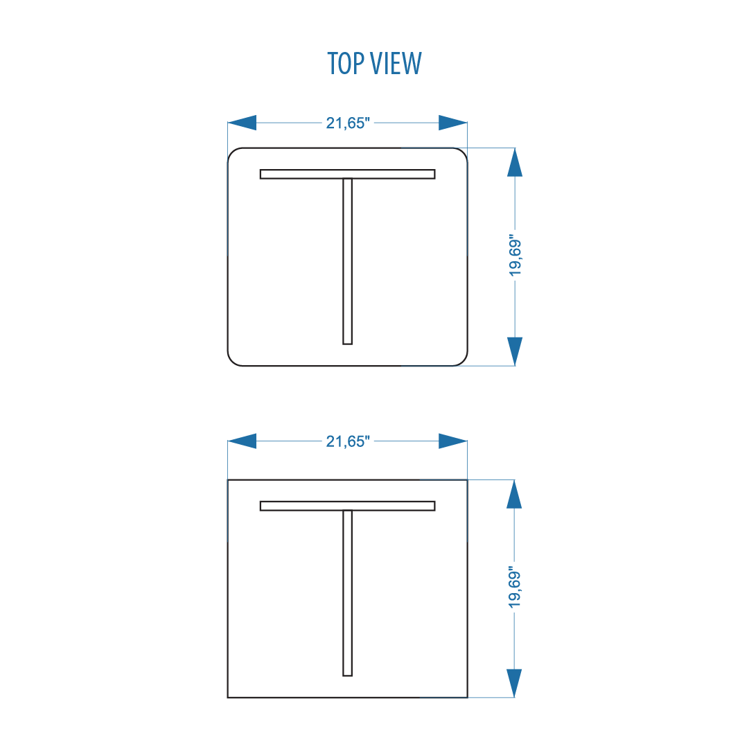 Acrylic Podium AT06 – Minimalist Clear Acrylic Lectern