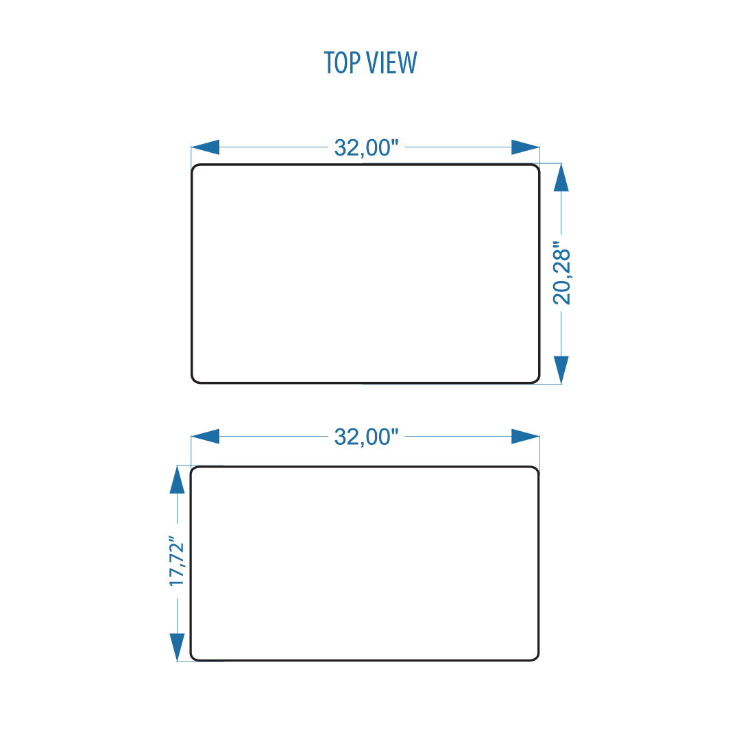 Acrylic Podium AT08 – Frosted Panel Clear Acrylic Lectern