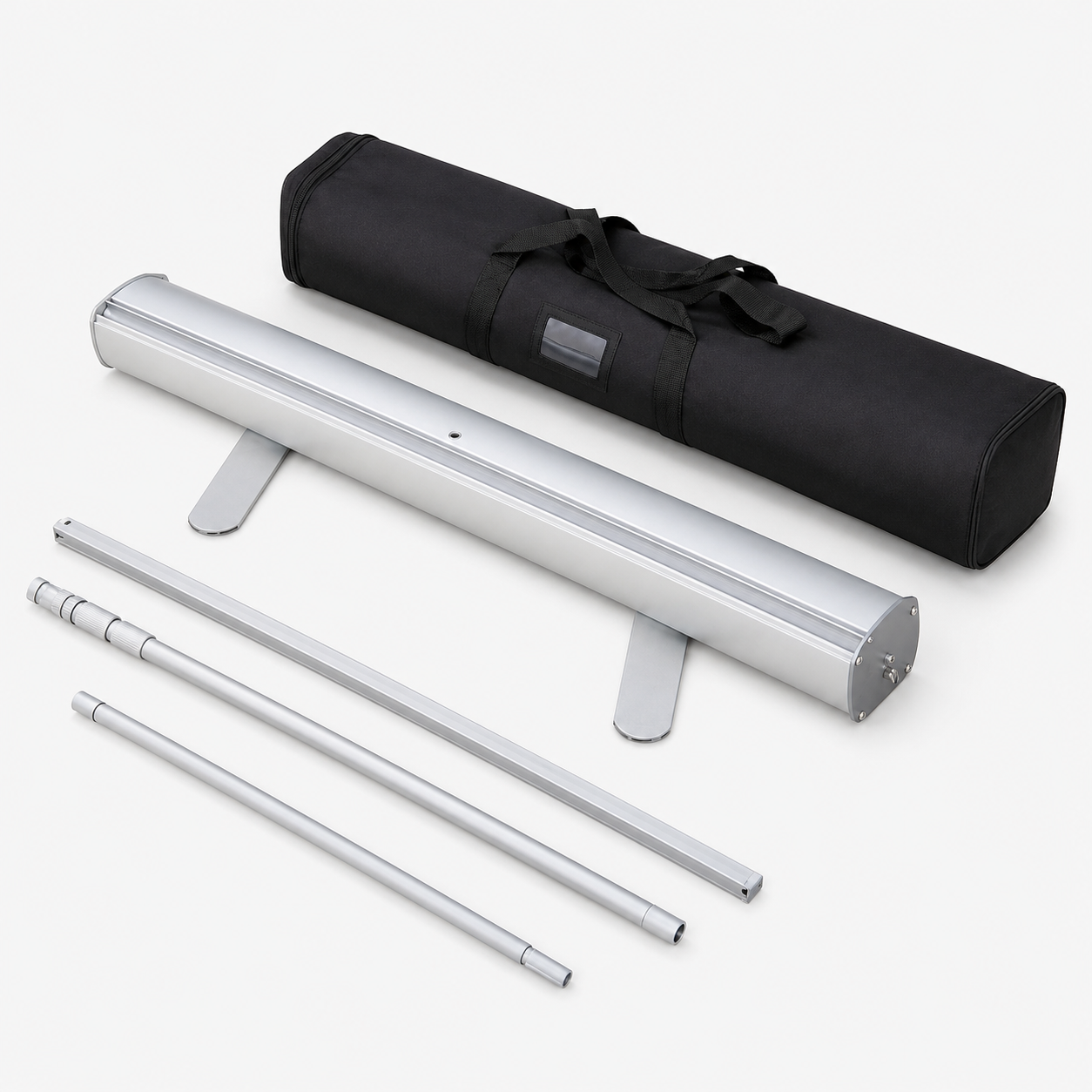 Custom Roll-Up Banner Stand – 33" x 62" Retractable Display