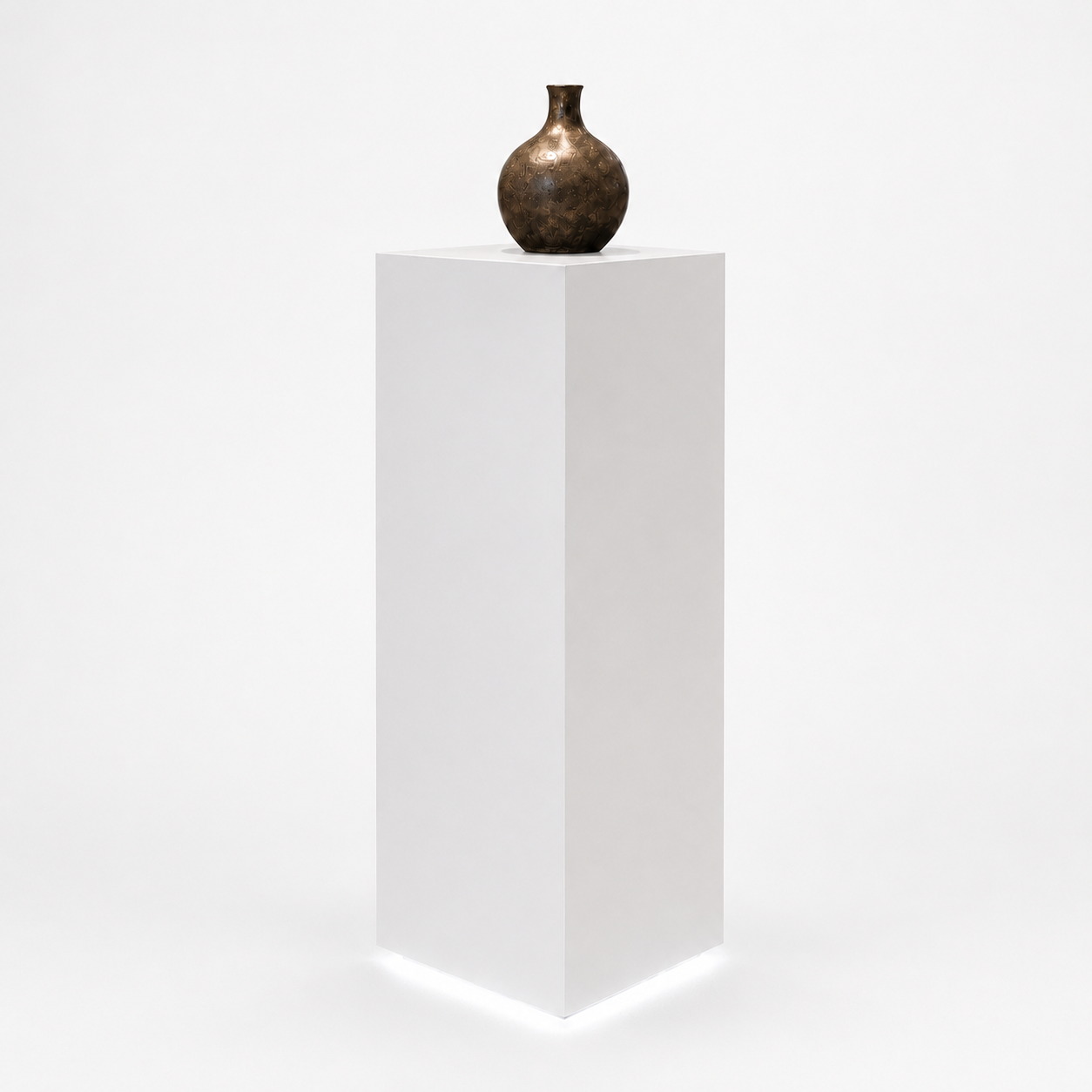 Floor LED Accent Lighted Pedestals – Underlit Display Stands