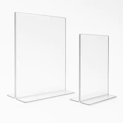 Acrylic sign-holder