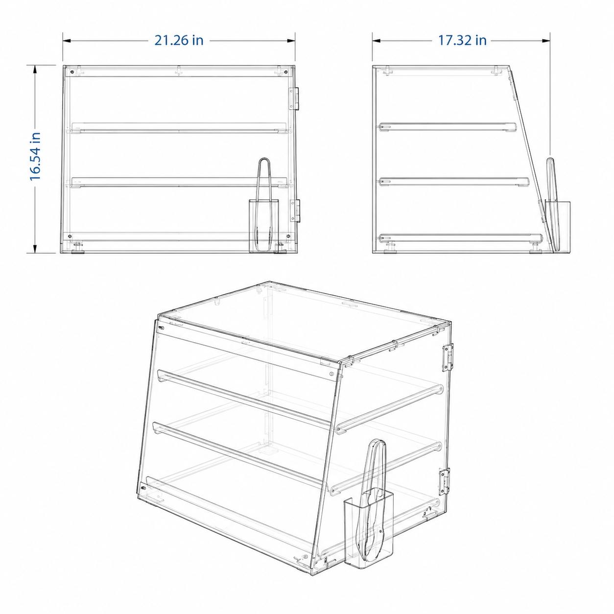Bakery Display Cases – Clear Acrylic Food Display