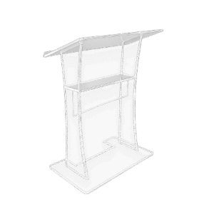 Acrylic podium AT11