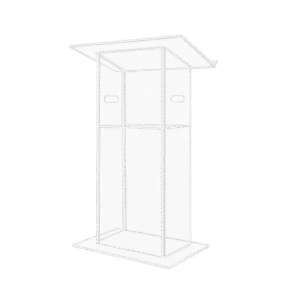 Acrylic podium AT12